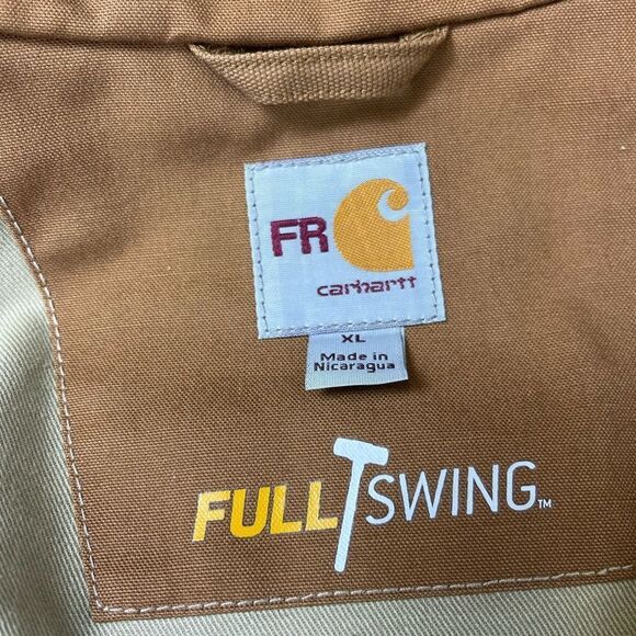 Carhartt Flame Resistant Full Swing Duck Jacket XL - Picture 4 of 6